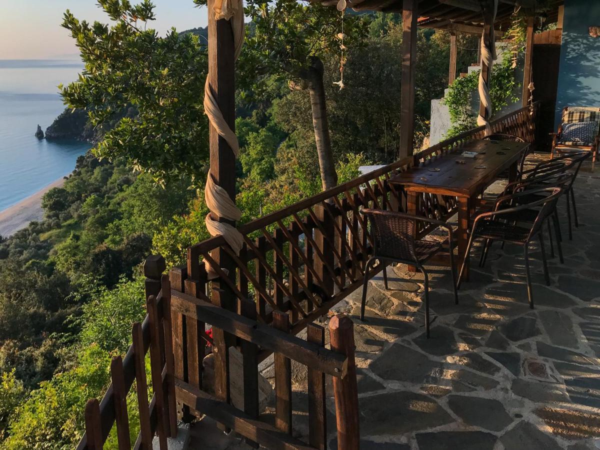 Balcony On The Rocks Agioi Saranta Exterior foto